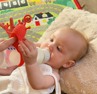 Feeding Friendzies Bottle-Feeding Sensory Toy – Coral Companion