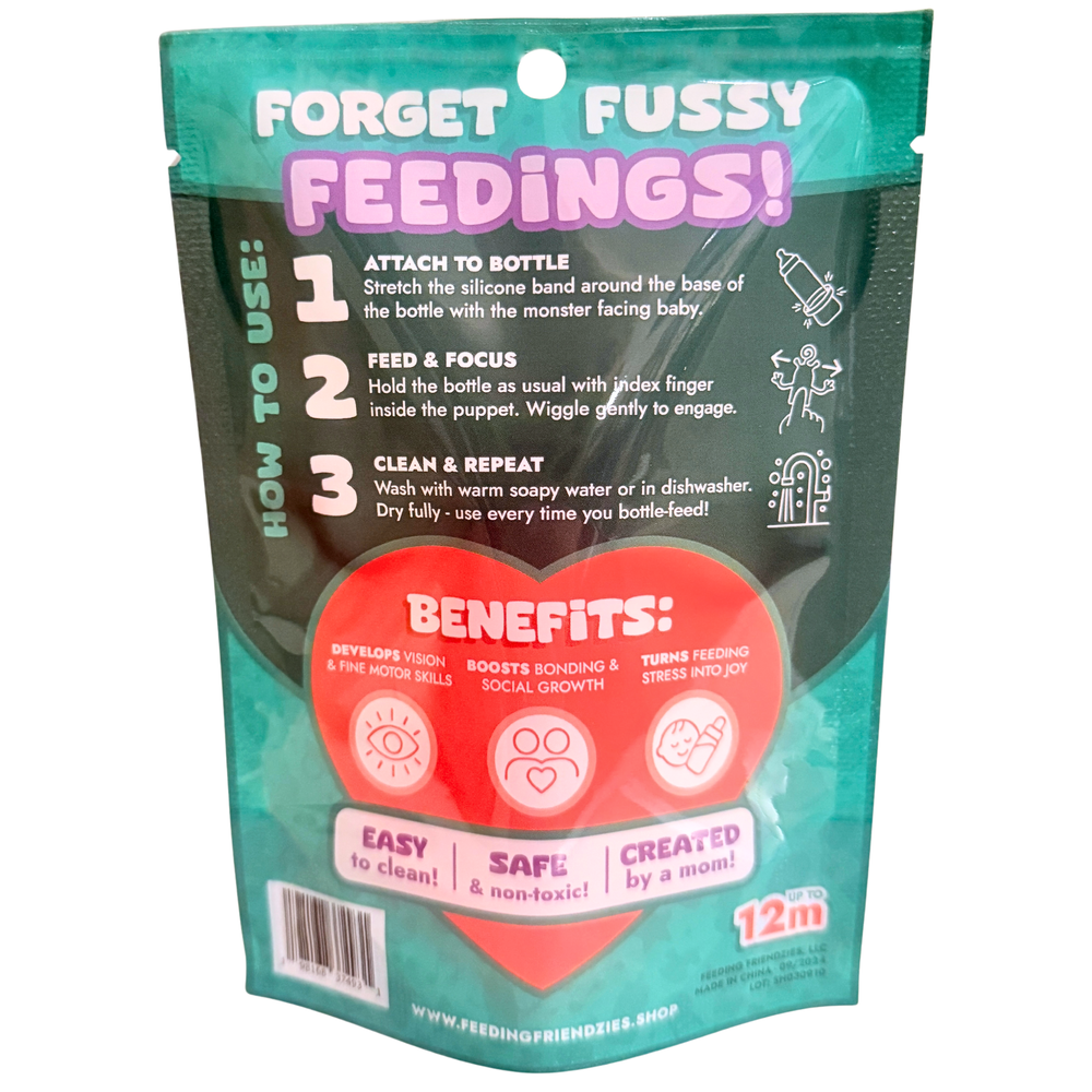 Feeding Friendzies Bottle-Feeding Sensory Toy – Coral Companion