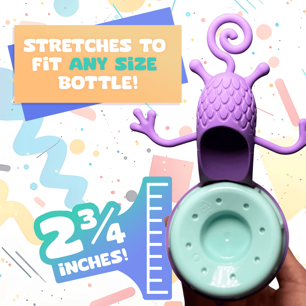 Feeding Friendzies Bottle-Feeding Sensory Toy – Purple Pal