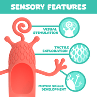 Feeding Friendzies Bottle-Feeding Sensory Toy – Coral Companion