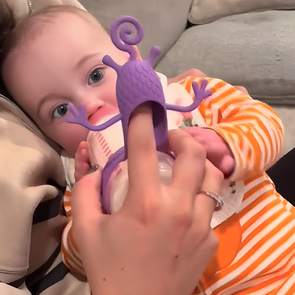 Feeding Friendzies Bottle-Feeding Sensory Toy – Purple Pal