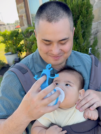 Feeding Friendzies Bottle-Feeding Sensory Toy – Blue Buddy